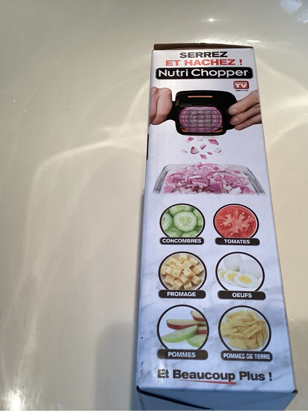 Manual Food Chopper - Black and Orange
